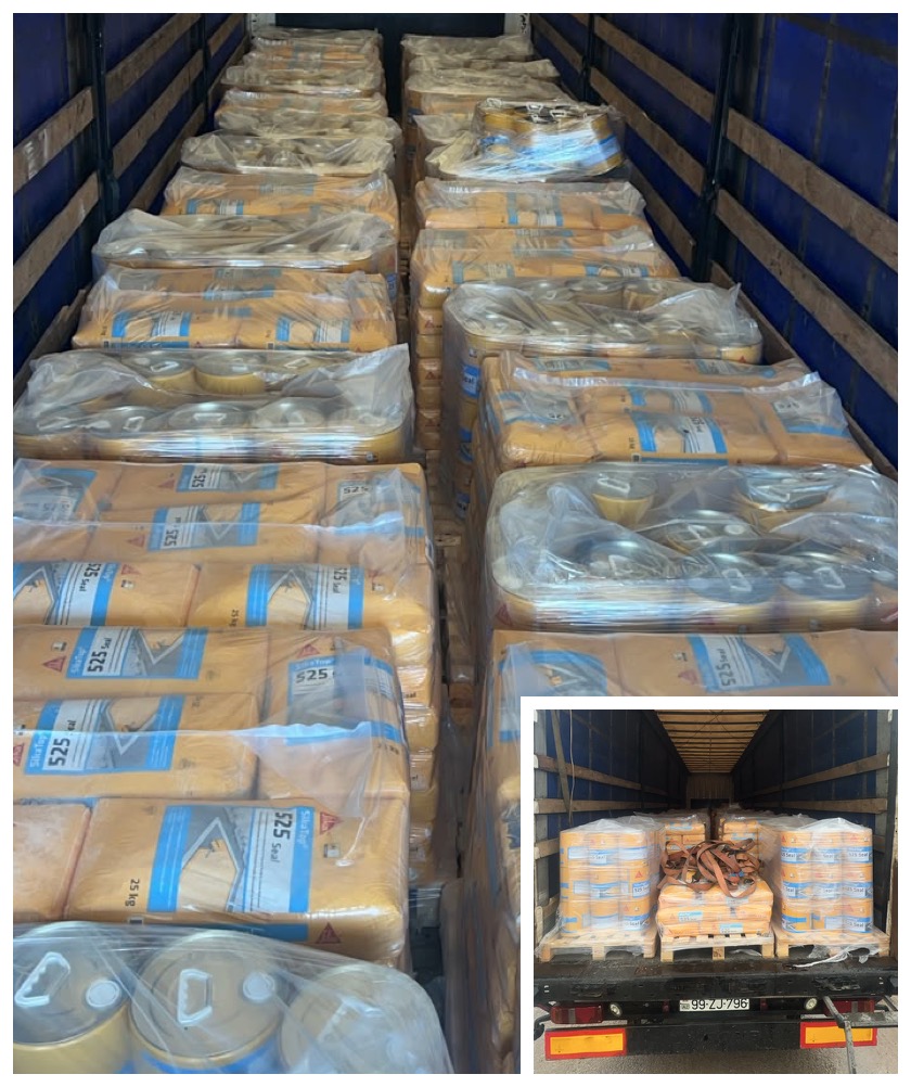 09.10.2026 - 24,000 KG YAPI KİMYASALI TÜRKMENİSTAN A İHRAÇ EDİLDİ.